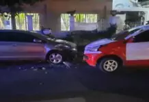 Taxi driver nga nakabunggo sa naga-park nga salakyan sa Tigbauan, nakuhaan sang pusil kag shabu