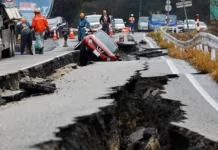 Patay sa linog sa Japan, nagdangat na sa 100; 211, missing