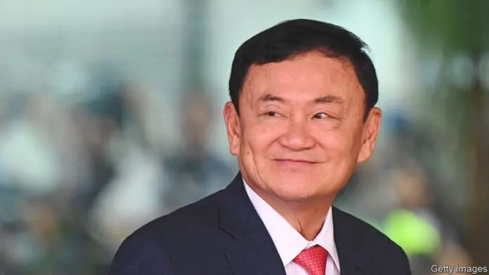 Former Thai Prime Minister Thaksin Shinawatra and his