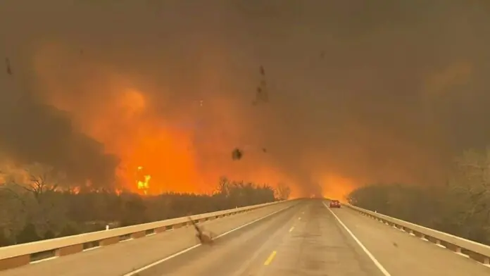 WILDFIRE IN TEXAS