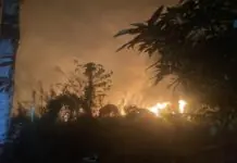Grassfire, nagluntad sa Gua-an, Leganes