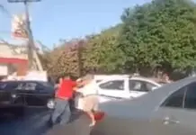 Baisay sang taxi driver kag driver sang kotse sa Jaro, nagresulta sa pagpangbuno