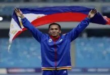 Janry Ubas, kampyon sa men’s long jump event sa Singapore Championships