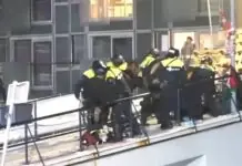 Protesta sang mga pro-Palestinian protesters sa Amsterdam, nangin bayolente