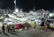 Patay sa nag-collapse nga building sa George, South Africa, 33 na