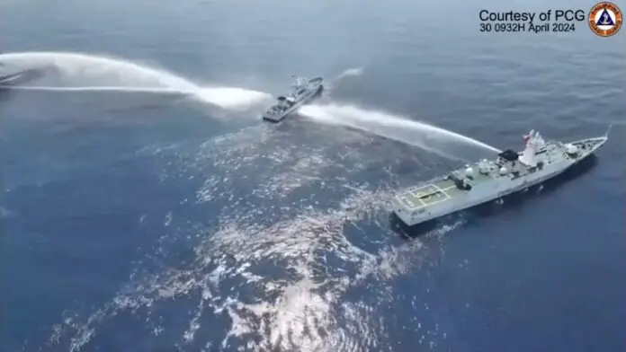 WATER CANNON INCIDENT