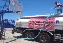 Rasyon nga tubig para sa mga residente sang Brgy. Zamora-Melliza, Iloilo City, ginlimitahan