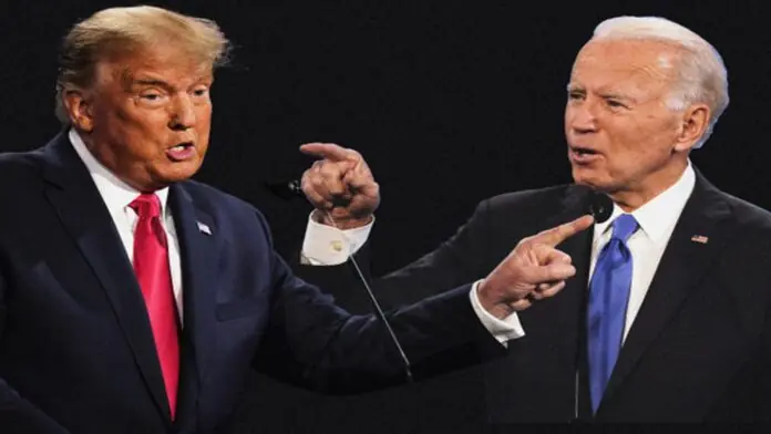 biden and trump