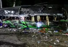 11 ka tawo sa Indonesia, patay sa aksidente sa bus kasunod sang graduation celebration