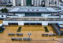 55 ka tawo, patay sa lapnagon nga pagbaha sa southern China