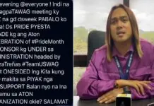 Office of the LGBT Affairs-Iloilo City, nagsabat sa isyu nga partisan ang ila Pride Month celebration