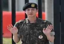 BTS star nga si Jin, nakagwa na sa military service