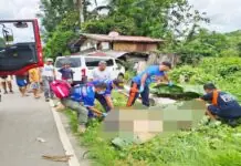 2 patay matapos nabungguan sang van sa Sarapan, Passi City.