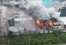 22 ka tawo, patay sa sunog sa planta sang battery sa South Korea
