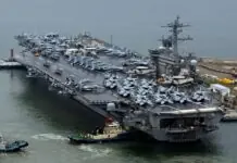 US aircraft carrier nga gamiton sa joint military drills, nag-abot na sa South Korea