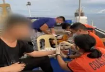 Philippine Coast Guard, ginbuligan ang Chinese crew nga nautdan sang tudlo samtang yara sa Semirara Port, Caluya, Antique