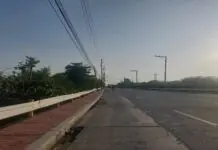 Coastal road sa Lapuz, naghawan na
