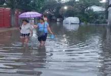 Pila ka mga barangay sa Distrito sang Jaro, ginbaha kasunod sang pagbubo sang ulan