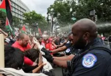 Linibo ka protesters, nagdinaguso sa guwa sang US Congress kadungan sang speech ni Netanyahu