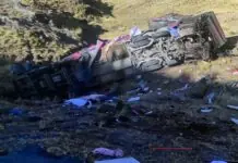 Indi magnubo sa 23 ka tawo, patay sang nahulog ang bus sa pil-as sa Peru