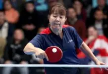 58-anyos nga Chinese table tennis player kag pinakatigulang nga atleta sa Paris Olympics, natuman ang handom nga makahampang sa Olympiada apang bilang tiglawas sang Chile kag indi sang China