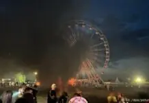 Masobra 20, nakaangkon sang injuries bangud sa sunog sa Ferris wheel sa German music fest