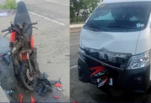 Pulis nga naga-drive sang motorsiklo, patay sang nabungguan sang van nga nga ginamaneho sang PCG personnel