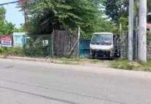 Ipa-Bombo:Dalan sa San Antonio, Molo, ginbutangan sang barbed wire kag gubaon nga truck agud indi makalabay ang pila ka residente