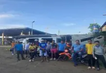Officers sang Iloilo Superman Owners and Drivers Transport Cooperative, ginpa-Bombo