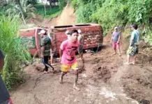 Driver sang jeep nga natumba kag nag-utas kabuhi sang duha ka mga pasahero sa Barangay Cagay, Leon, Iloilo, nagpaathag