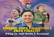 Ilongga nga pulis, nagalaom nga makuha ang kampyonato sa Singing Cops Philippines 2024