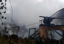 Sunog sa Tacas, Jaro, naghalit sa 8 ka mga balay