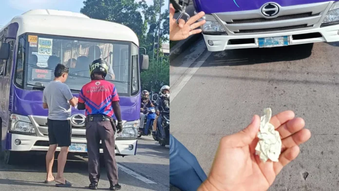 Driver and traffic enforcer issue