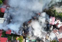 Mga nasunugan sa Magsaysay, La Paz, nagakinahanglan sang matinlo nga tubig