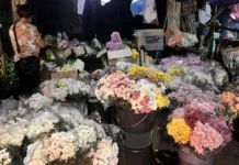 POSMO, ginkalipay ang pagsunod sang mga flower vendors sa ila patakaran sa una nga adlaw sang ila baligya-anay