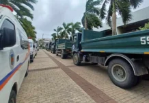 Mga truck sang Iloilo Provincial Civil Defense, nakahanda sa tion nga kinahanglan sang mga kabanwahanan