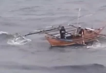 2 motorbancas nga na-missing sa Visayan sea, nakit-an na; mga sakay, safe