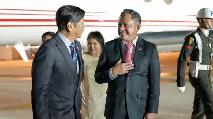 President Marcos Jr. during his visit at Indonesia