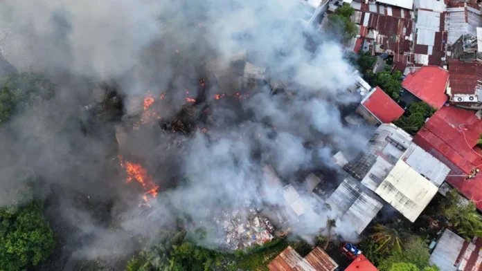 sunog sa La Paz