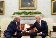 Trump, nagbisita sa White House, gin-abi-abi ni Biden