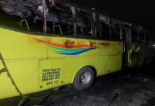 Ceres bus, nasunog sa Cabatuan, Iloilo