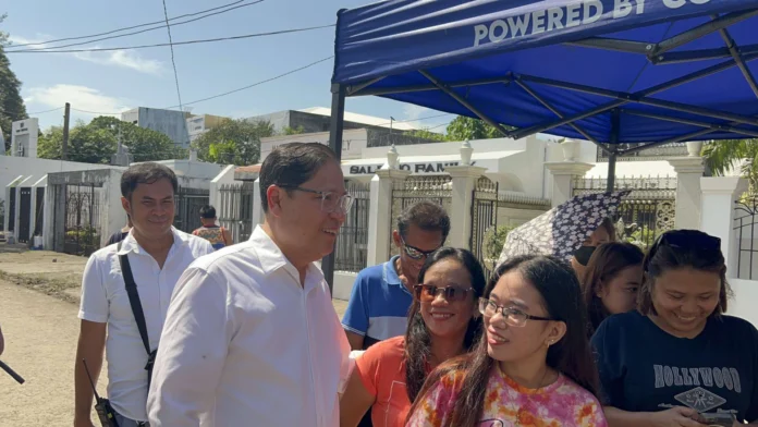 Former Mayor Jed Mabilog at Cemetery
