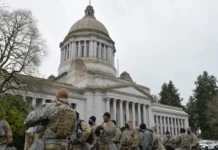 US elections: National Guard personnel, gingamit sa 15 states