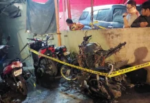 Pito ka salakyan sa Taft North, Mandurriao, Iloilo City, nasunog
