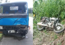 3 patay, 1 pilason matapos nabunggo ang traysikol sa fuel tanker sa Brgy. Carmelo, Banate, Iloilo