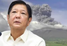 Marcos, naghatag sang P130-M para sa relief efforts kasunod sang paglupok sang Bulkan Kanlaon