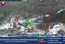 Wala sang LPA nga na-monitor sa gwa kag sulod sang Pilipinas