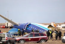 Russia, ginabasol sa pagtibusok sang eroplano sang Azerbaijan Airlines