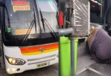 Pulis, nagpangluthang sa sulod sang bus sa Makilala, Cotabato; isa ka security guard, patay