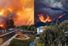 Mga pumuluyo nga apektado sang wildfire sa California, USA, nagdangat na sa masobra 180,000